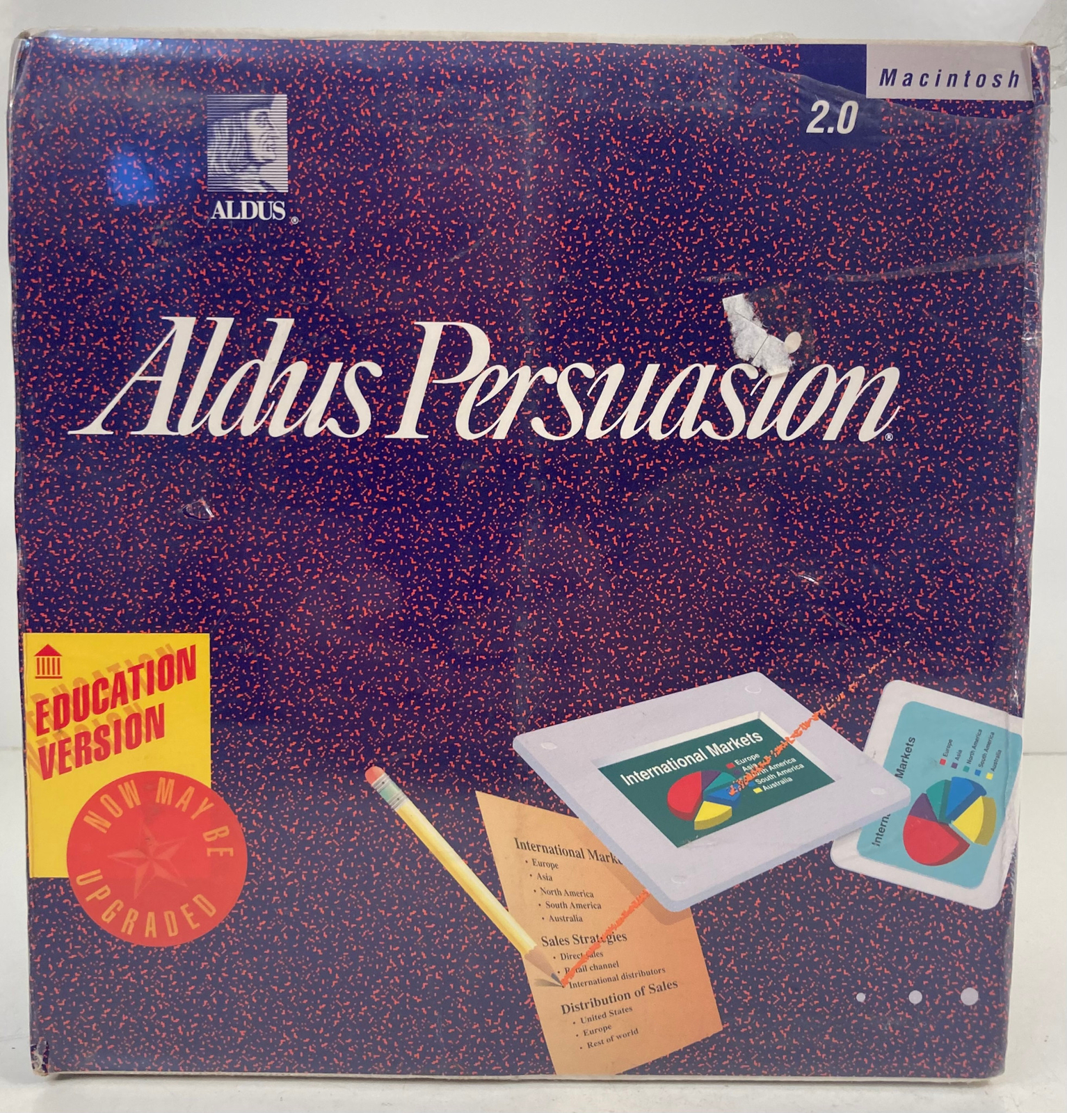 Aldus Persuasion Version 2.0 Education Version Sealed 1993 For Macintosh Plus