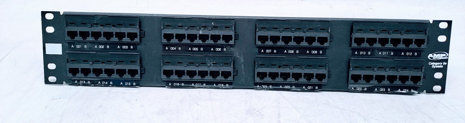 AMP 48 port patch panel CATEGORY 5E SYSTEM - P/N 406331-1