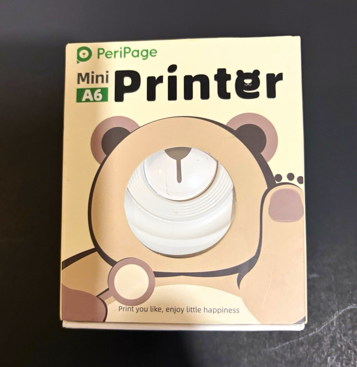 PeriPage Mini A6 Thermal Mobile Printer Bluetooth Portable 203x203 DPI B&W