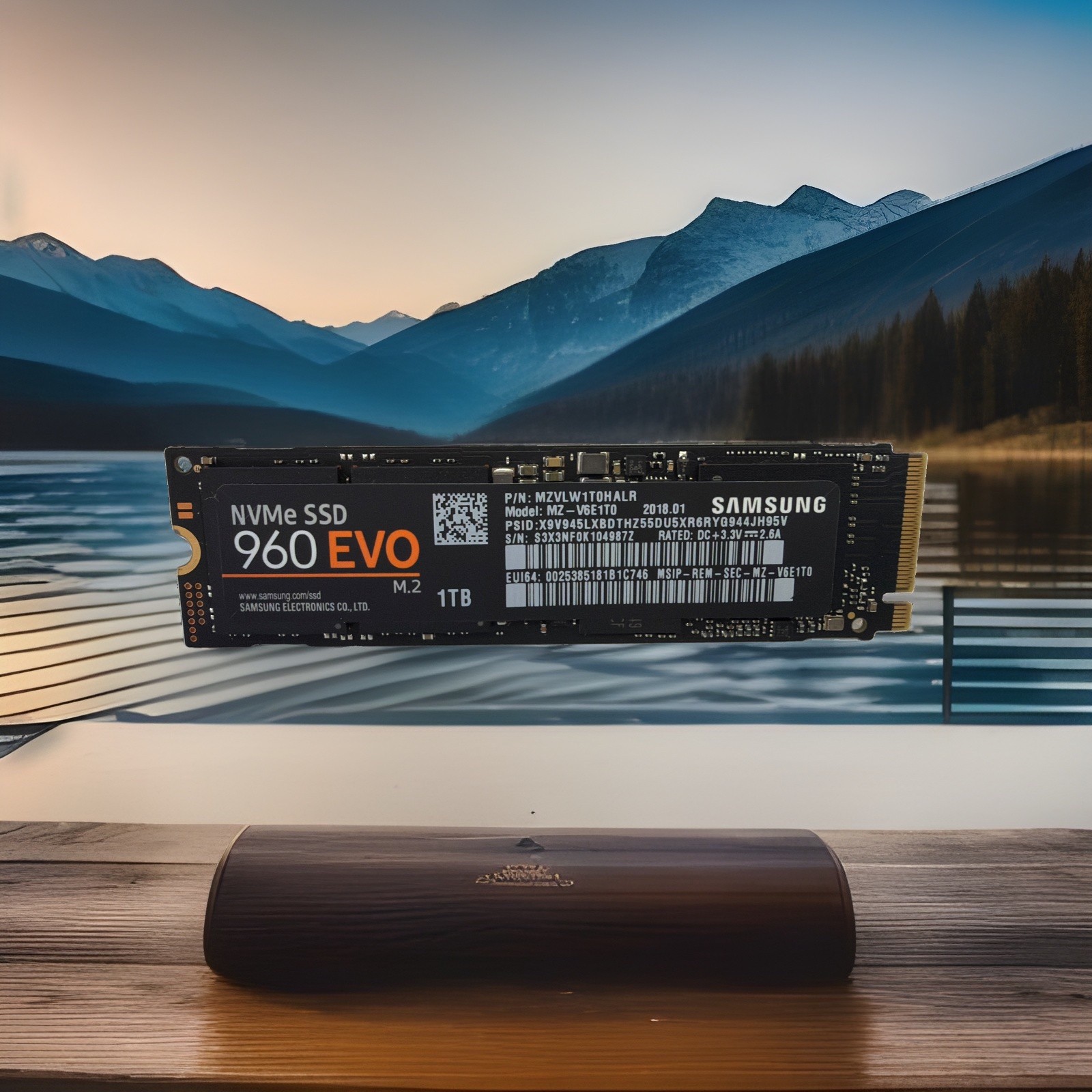 Samsung 960 EVO 1TB NVMe M.2 Internal SSD Temp Sensor MZ-V6E1T0 # 2 Crystal disk