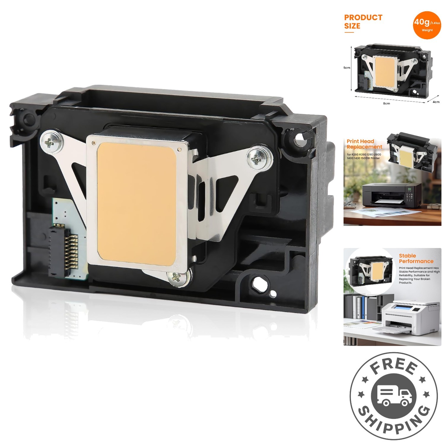 Lightweight Durable L1800 Printhead Replacement - Suitable for R260 R390 1390