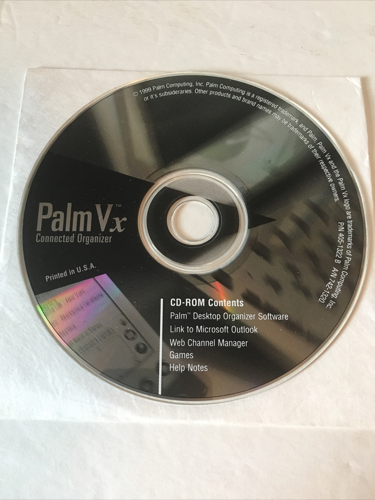 PALM Vx Connected Organizer Software,  Games [CD-ROM] 1999