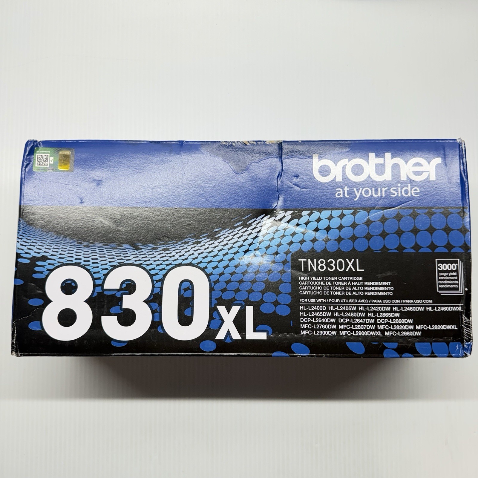 SEALED GENUINE - BROTHER TN830XL BLACK TONER - TN 830XL