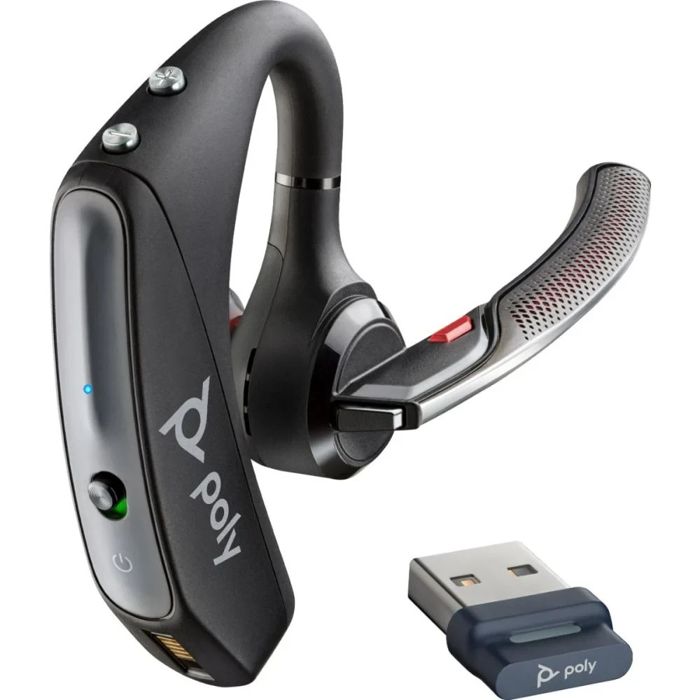 Poly Voyager 5200 UC USB-A Headset + BT600 Dongle-TAA 7K2E1AA