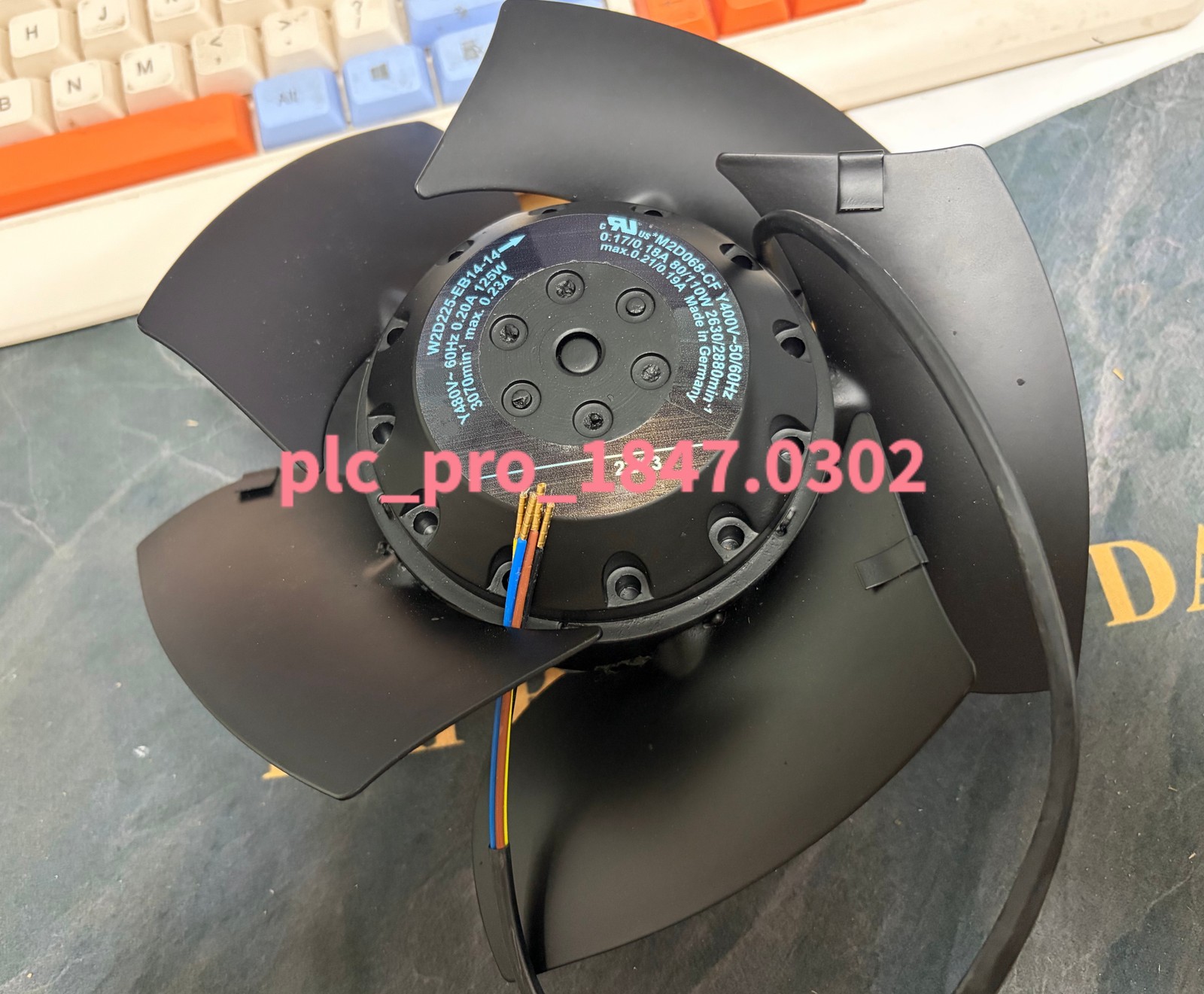 1PCS New EBM W2D225-EB14-14 400V For Siemens Spindle Motor Fan  Fast Ship