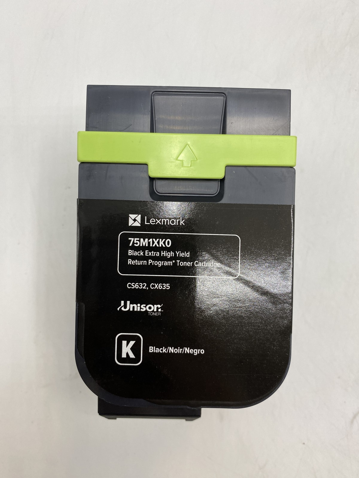 75M1XK0 OEM Lexmark Black Return Program Toner. No Box