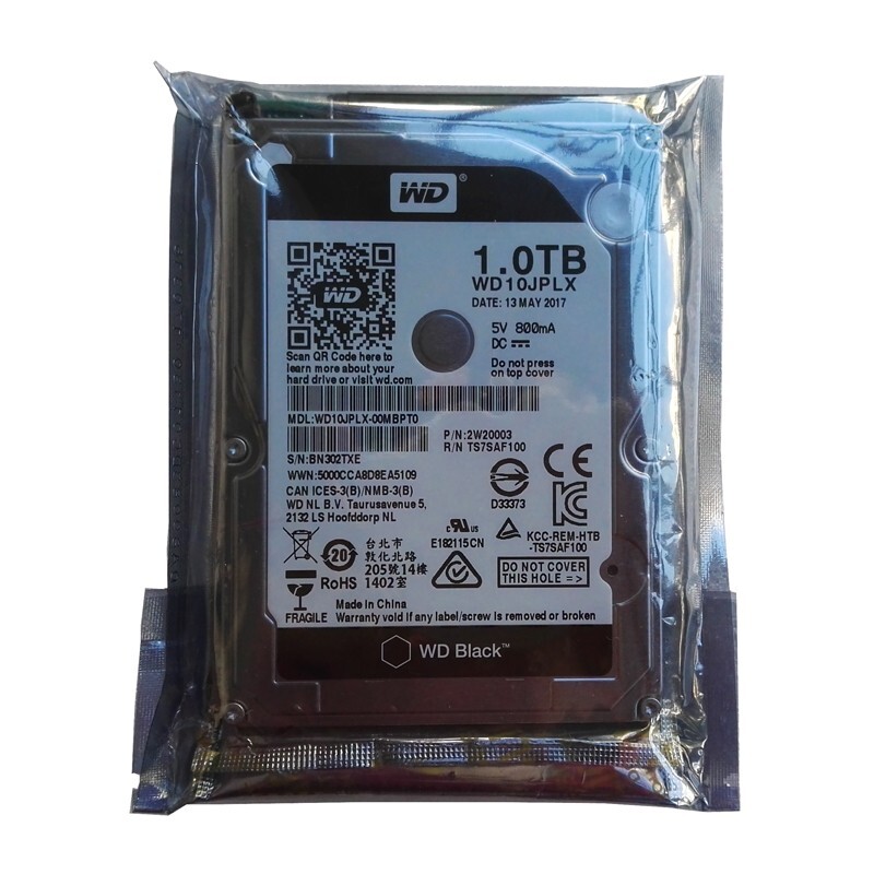 Western Digital WD10JPLX 1TB 6Gb/s 2.5 inch Hard Disk Drive SATA 7200 RPM 32MB