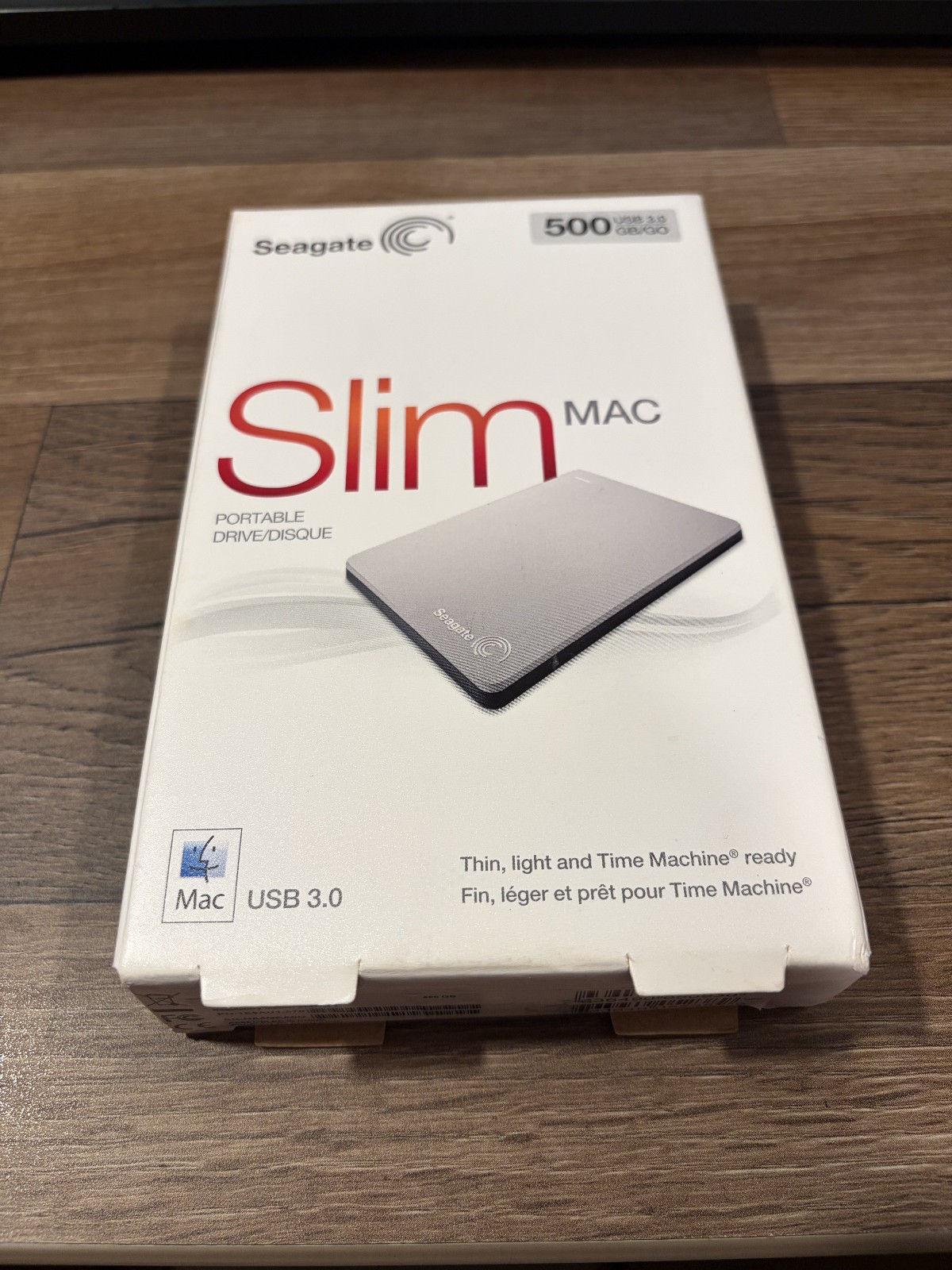 NEW / SEALED - Seagate Backup Plus Slim 500GB USB External Drive SRD00F1