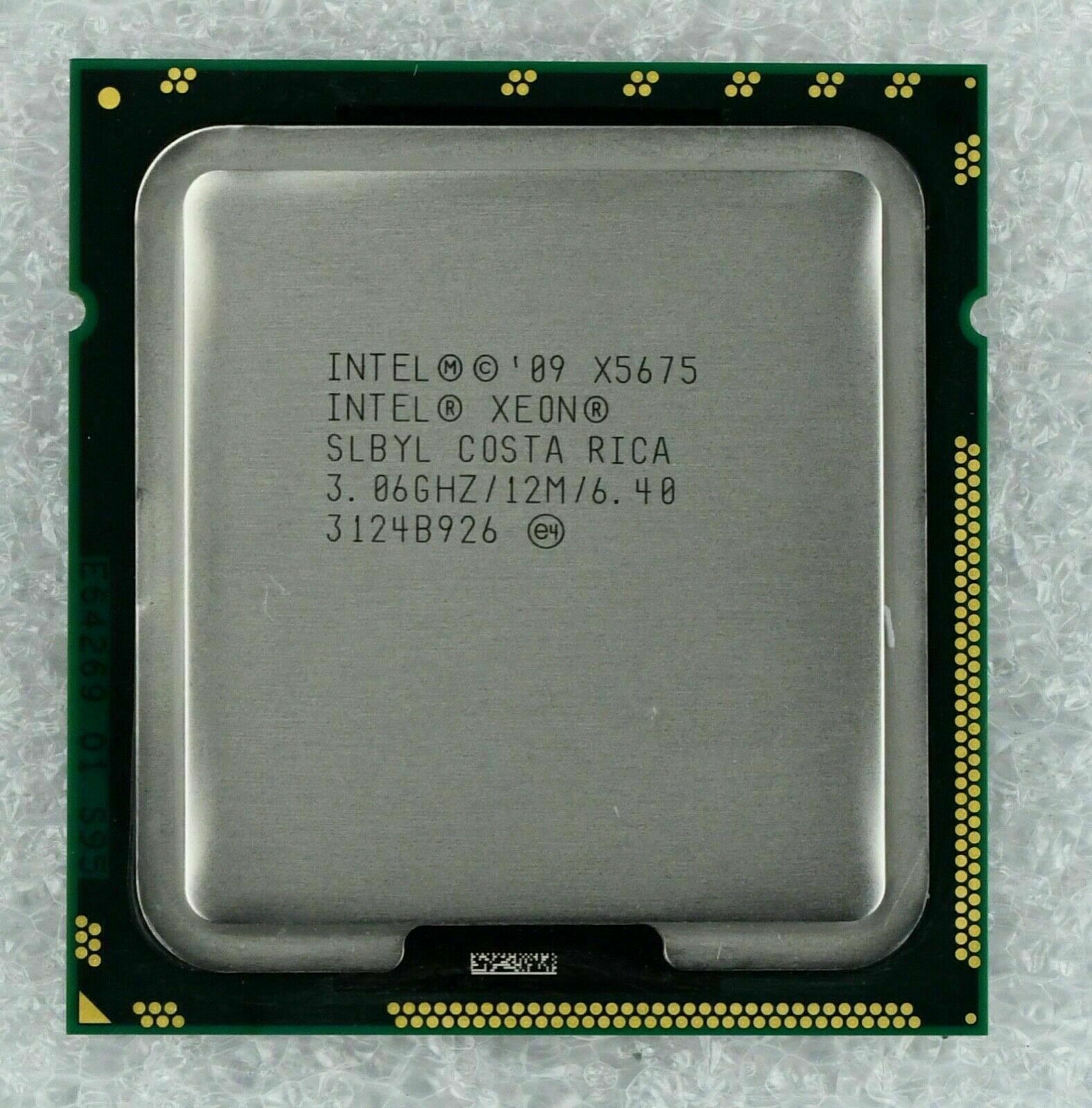 Intel Xeon X5675 SLBYL 3.06GHZ 12MB 6.4GT/s LGA 1366 Six-Core CPU Processors