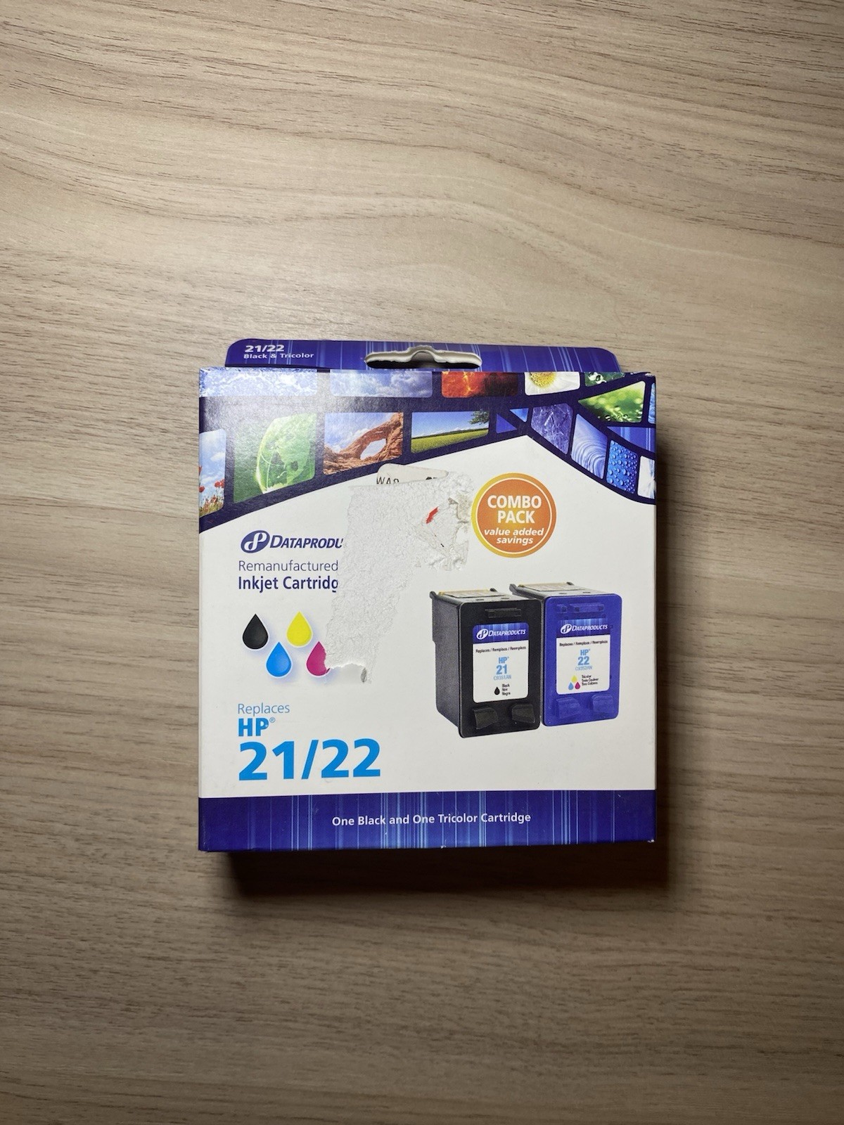 Dataproducts Ink Cartridge Replacement for HP #21/22 - New With Box Sealed