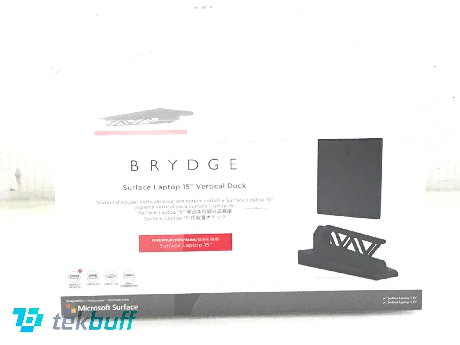 Brydge Surface Laptop Vertical Dock for 15" Surface Laptop 4 - BRY15MSL3