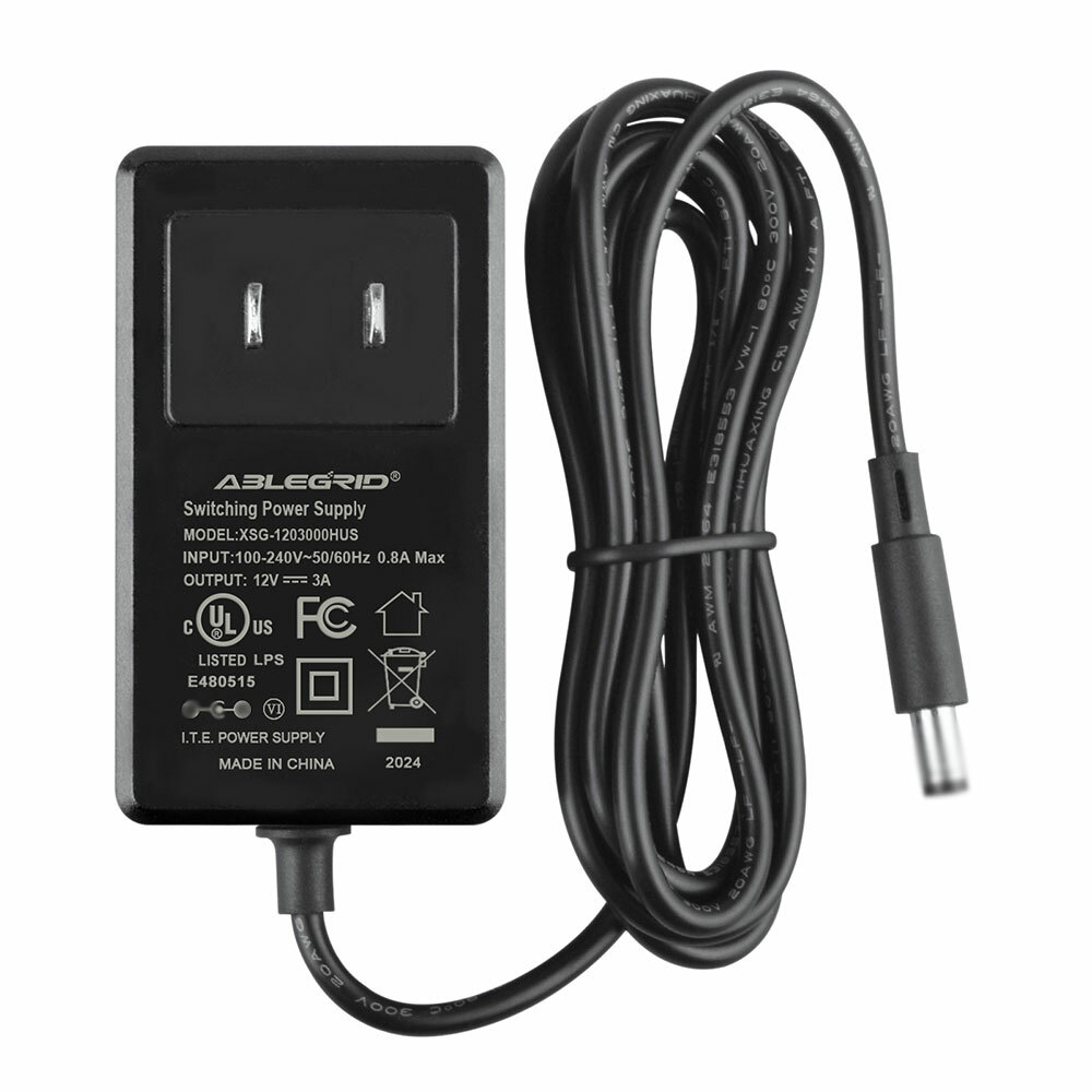 12V 3A AC Adapter Charger For UltraBrite SL1203000 Adapter 12VDC 3A Power Supply