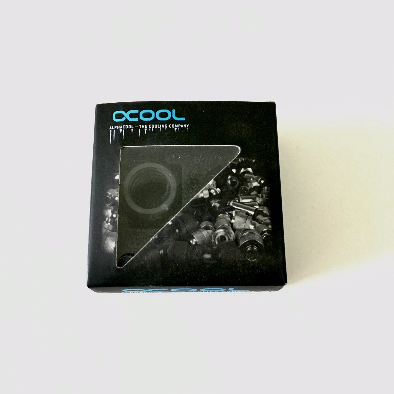 Alphacool Eiszapfen 14mm HardTube Anschraubtülle G1/4  - Deep Black
