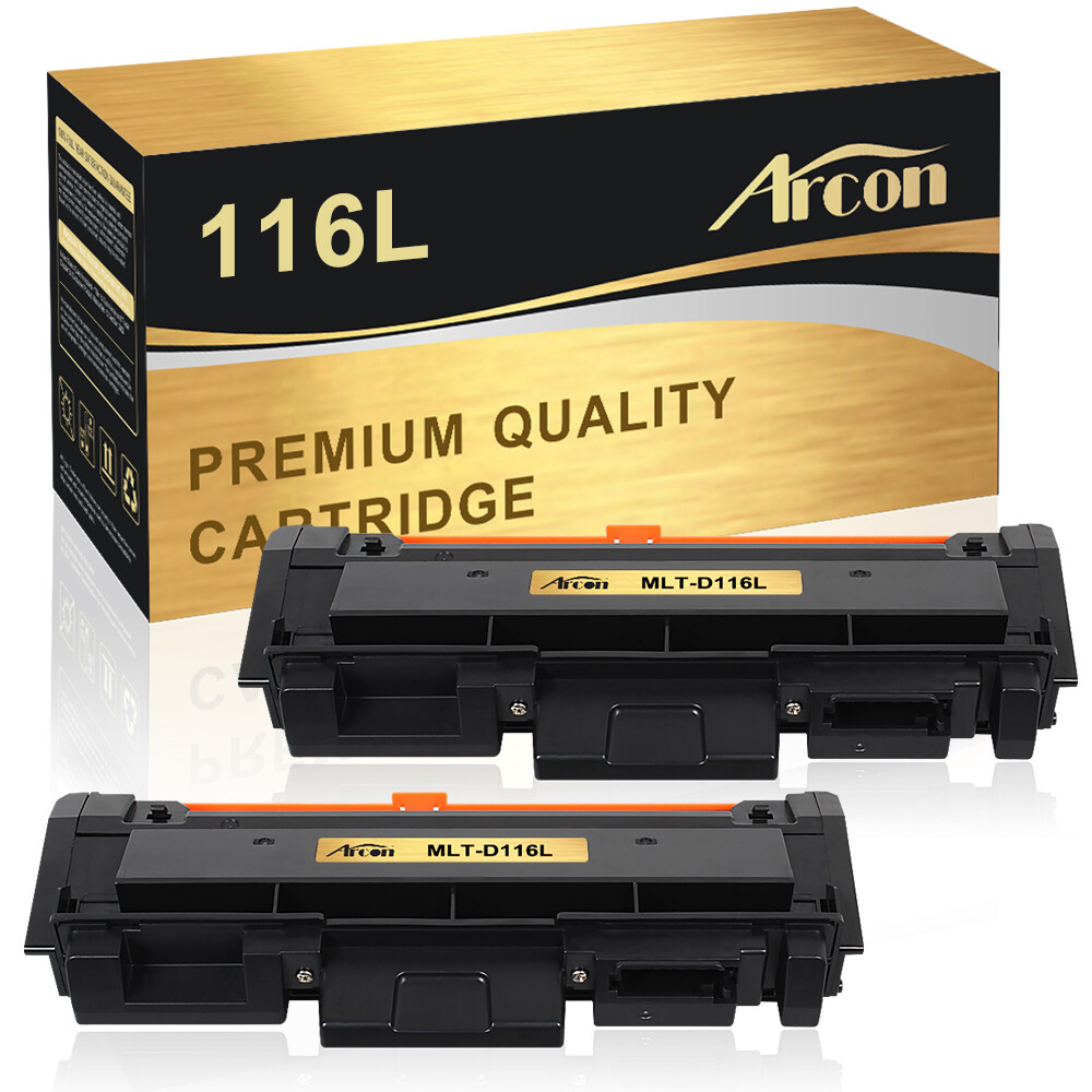 2 Packs MLT-D116L Toner Cartridge For SAMSUNG SL-M2835DW SL-M2885FW SL-M2625D