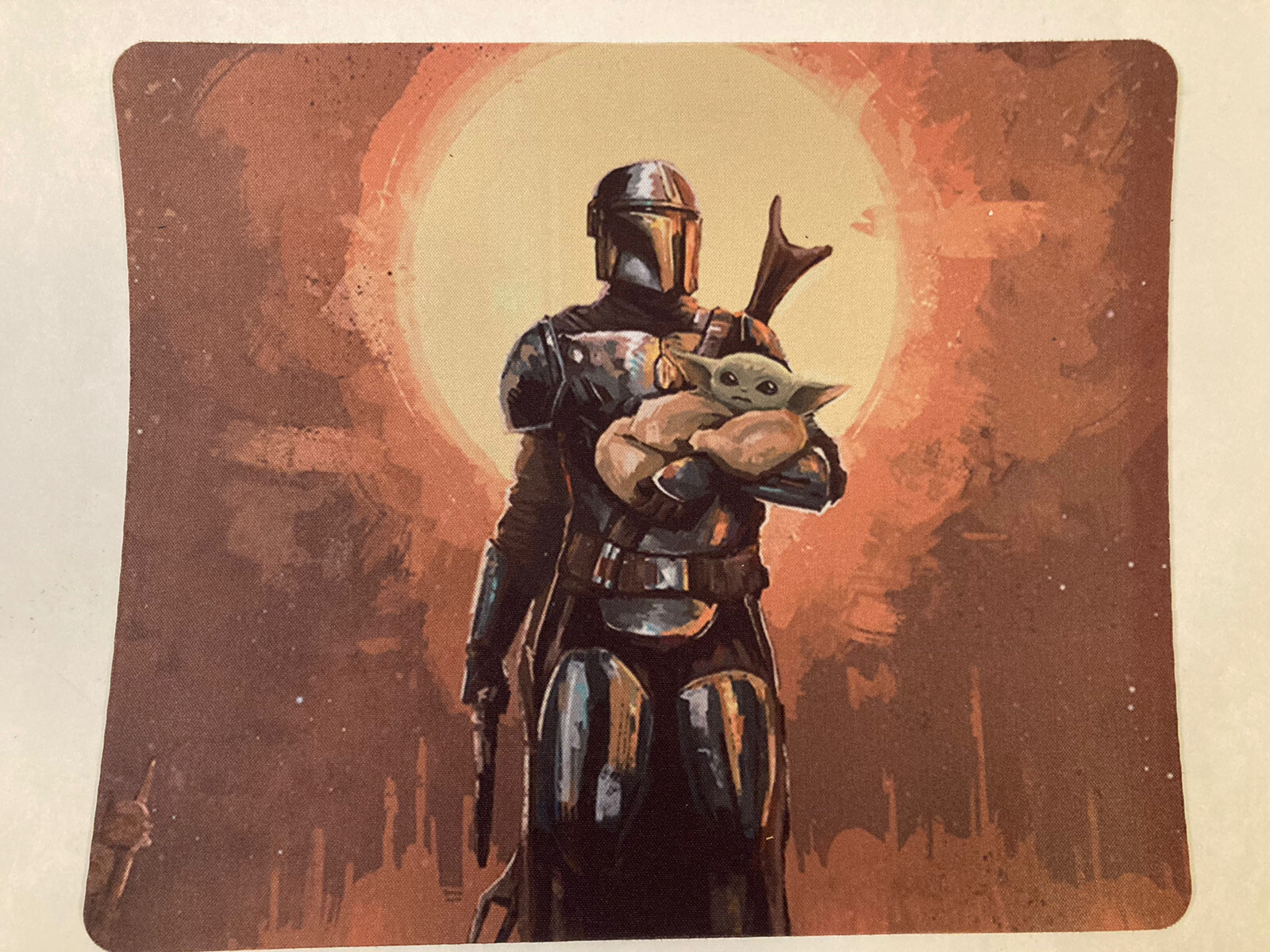 BABY YODA MANDALORIAN STAR WARS GROGU CUSTOM NON-SLIP MOUSE PAD