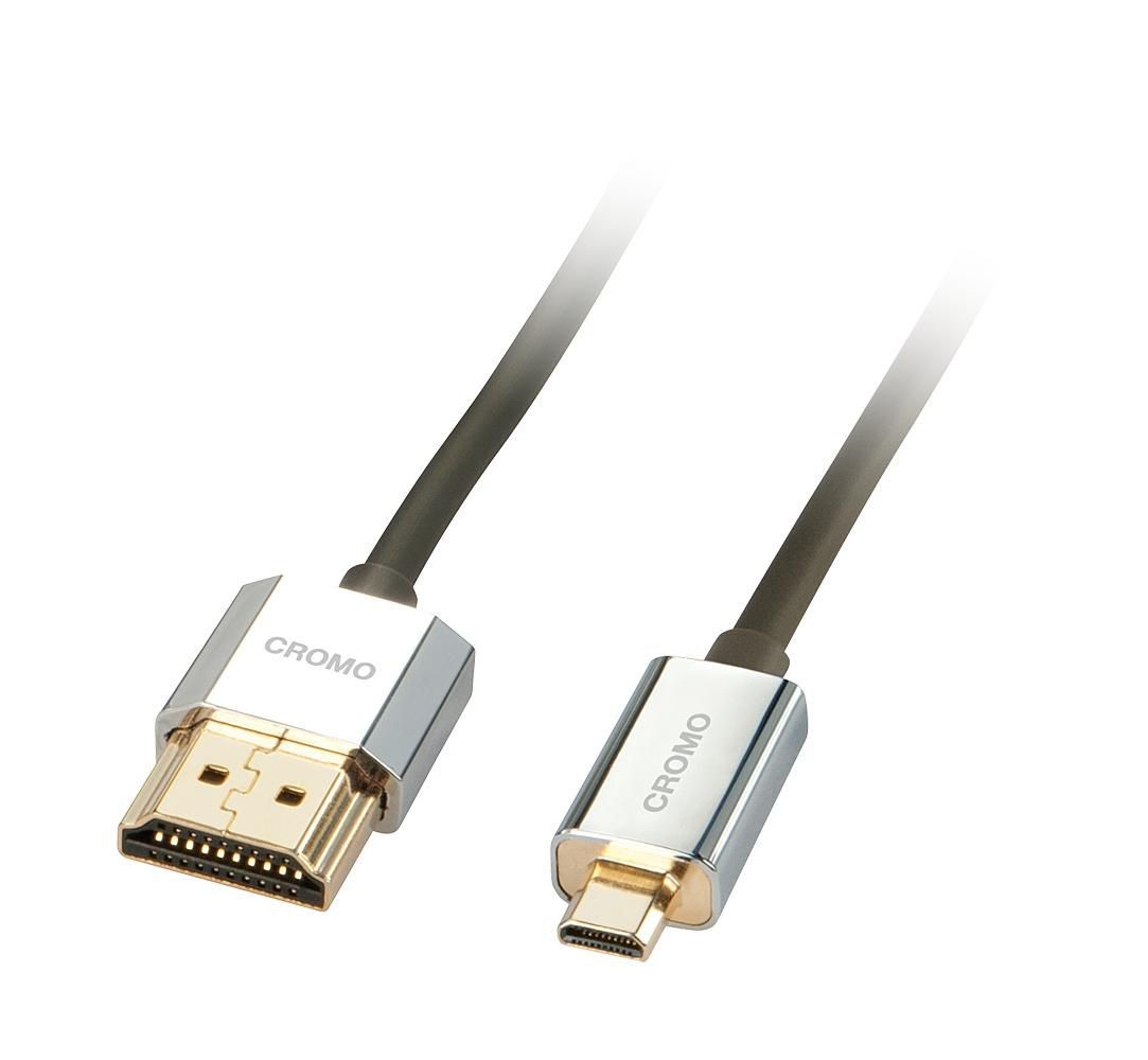 Lindy W128370374 800051 Cromo Slim Hdmi High Speed A/D Cable, 1M ~E~