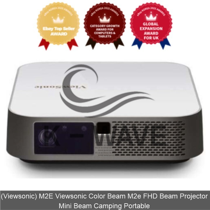 ViewSonic Color Beam M2e FHD Beam Projector Mini Beam Camping Portable