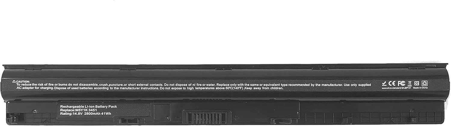 14.8V 40wh M5Y1K 1KFH3 WKRJ2 GXVJ3 Battery Replacement for DELL Inspiron 14 15