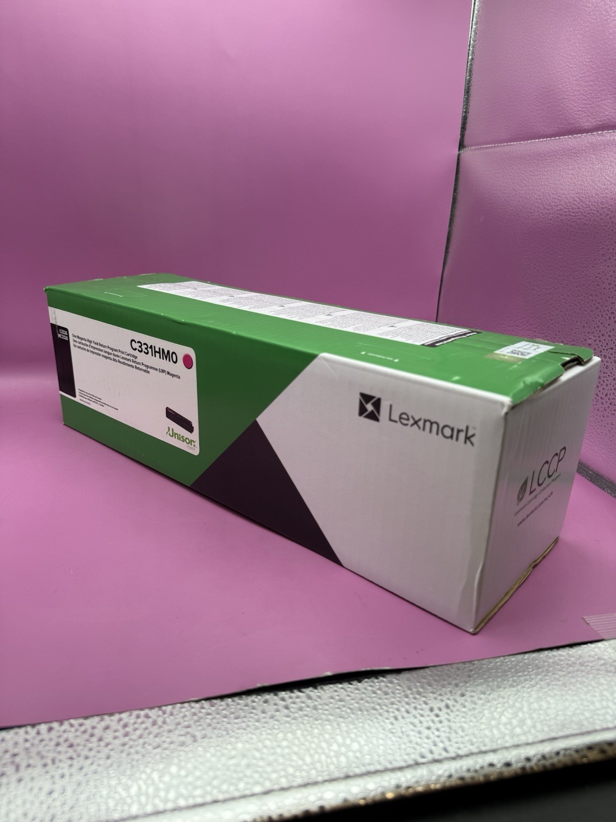 NEW OEM - LEXMARK C331HM0 High Yield MAGENTA TONER - C3326 MC3326 SEALED BOX