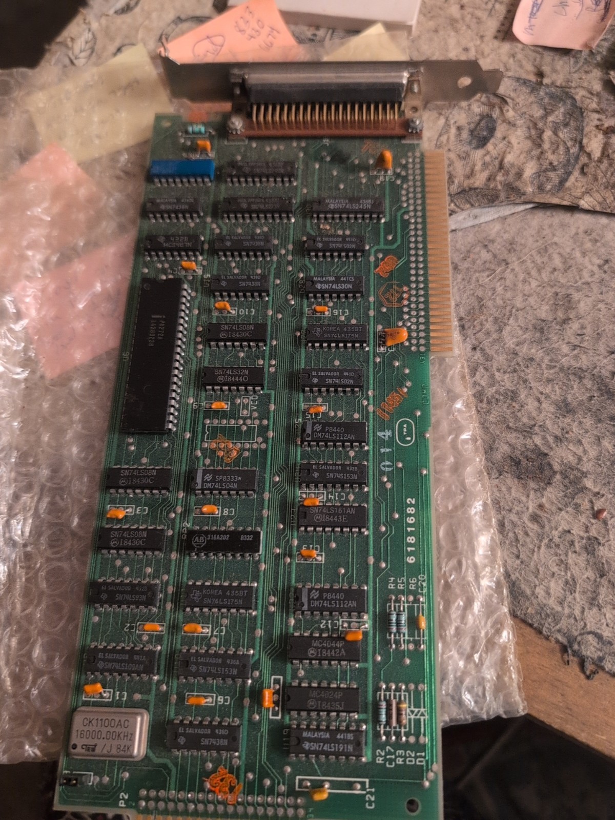VINTAGE IBM 6181682-XM Floppy Disk Controller PC Board