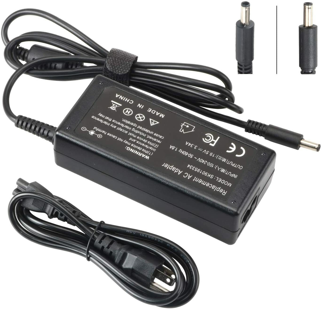 Power Charger Adapter for Dell Inspiron 17 7778 7779 2-in-1 Laptop P30E001 65W