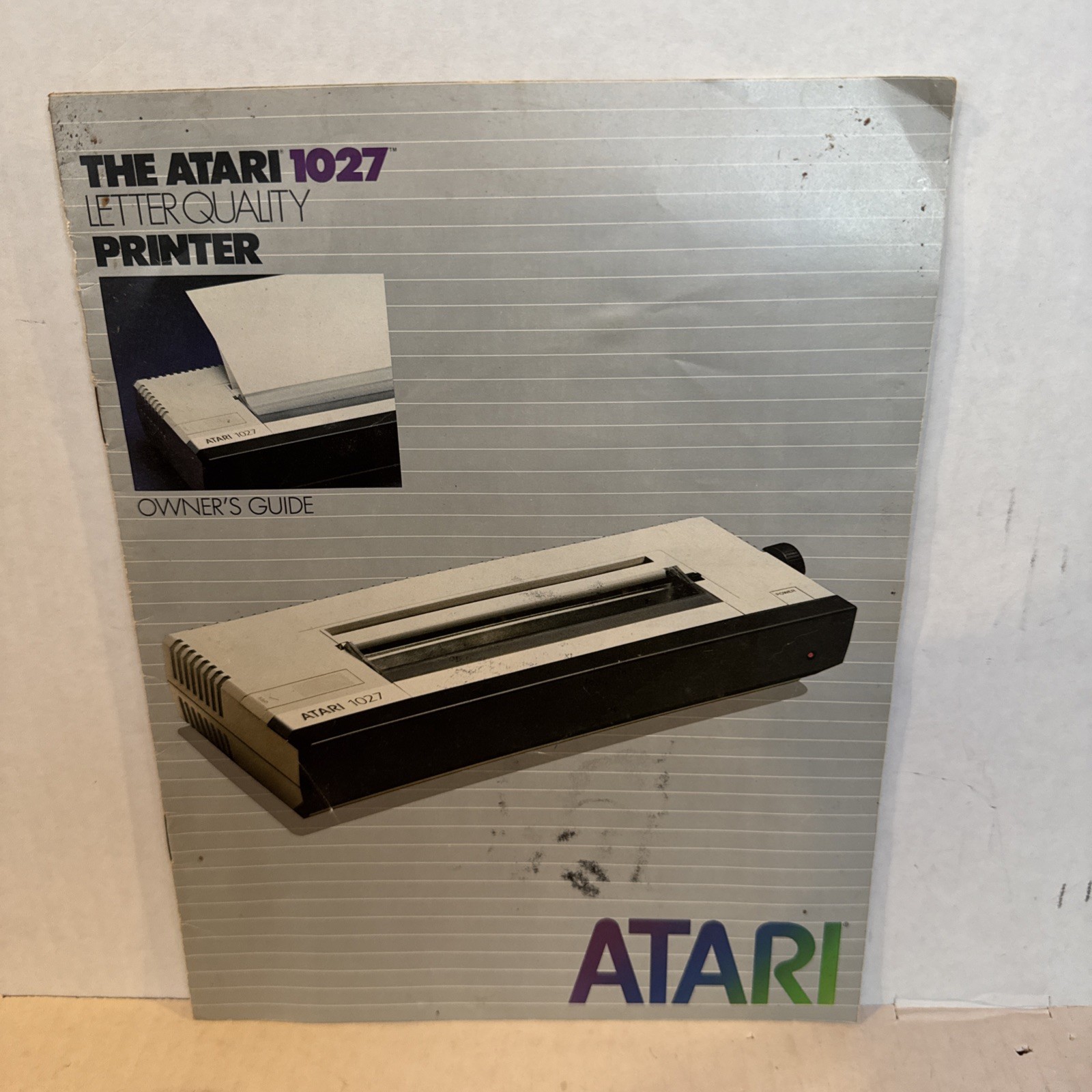 Atari 1027 Letter Quality Printer Owner's Manual/Guide - Complete
