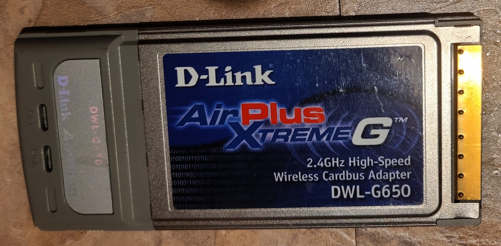 D-Link Air Plus Extreme G DWL-G650 Wireless Desktop Laptop Adapter