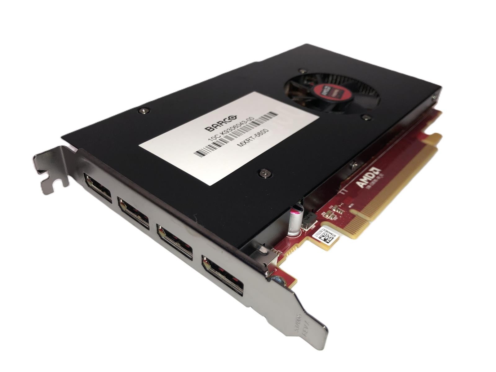 Barco AMD MXRT-5600 4GB GDDR5 3D PCIe 4-Port DP Graphics Card  - VGC