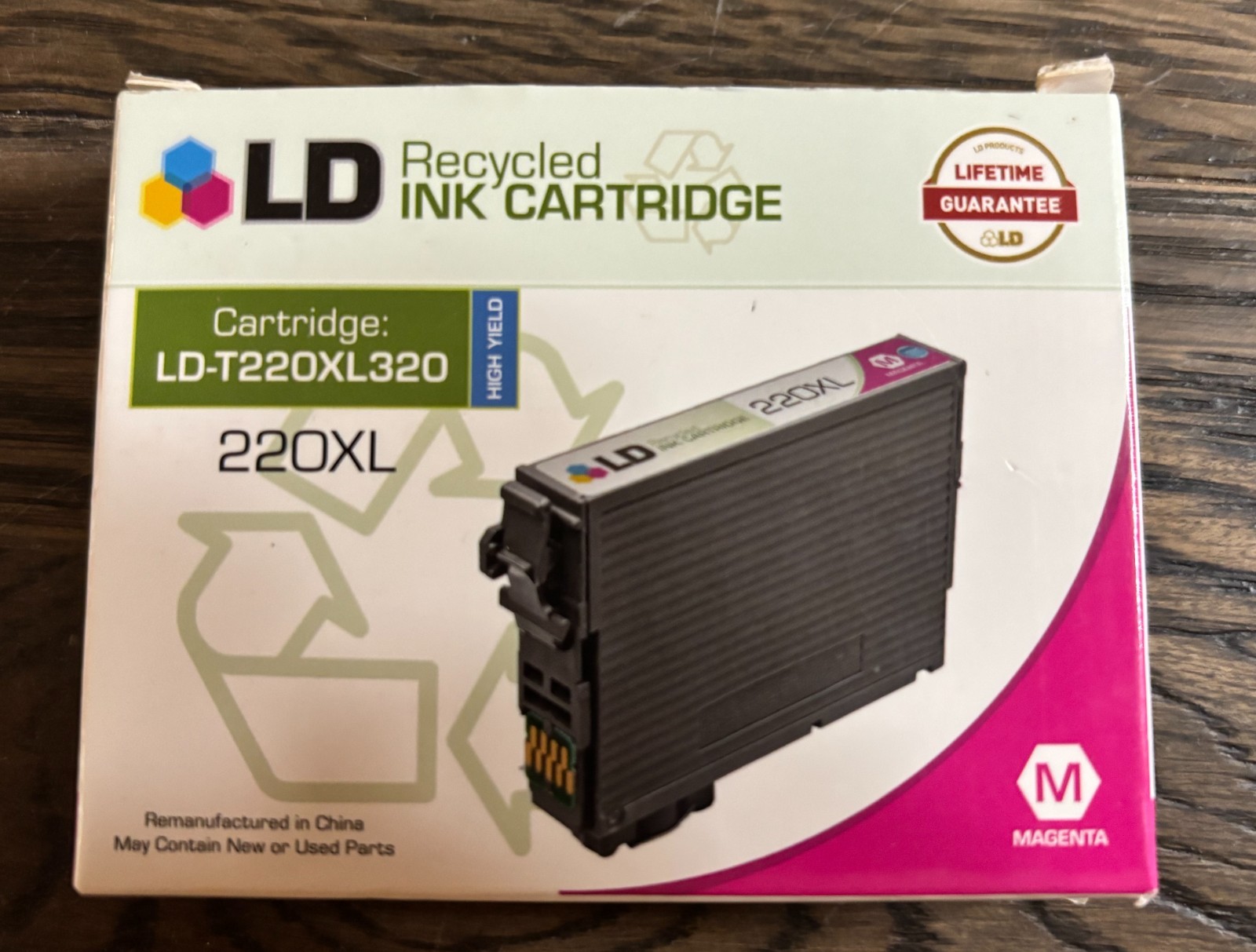 LD Recycled Ink Cartridge 220XL Magenta (LD-T220XL320) – High Yield