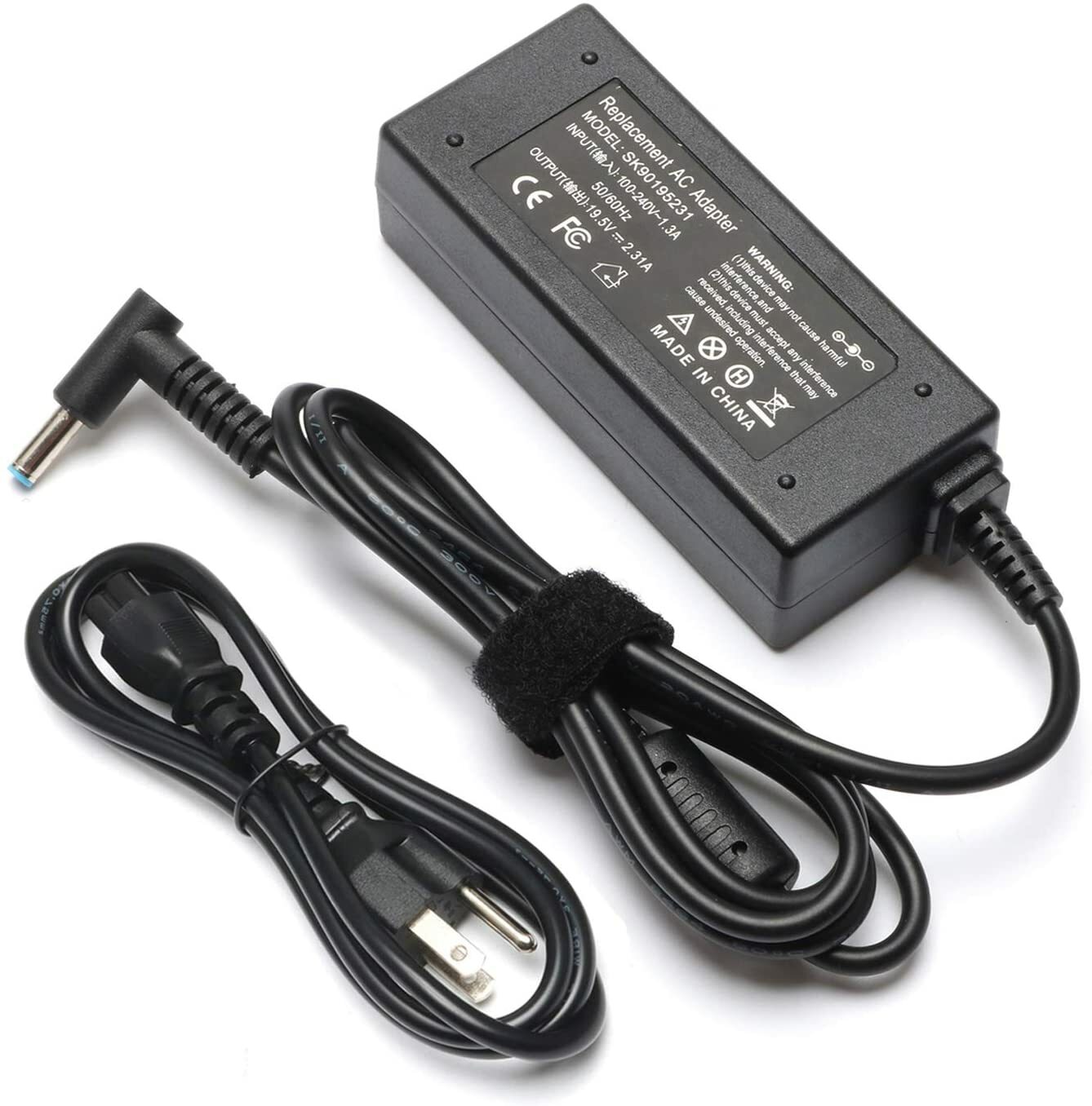 45W Adapter Charger for HP 15-F271WM 15-F272WM 15-F023WM 15-F033WM  Power Cord
