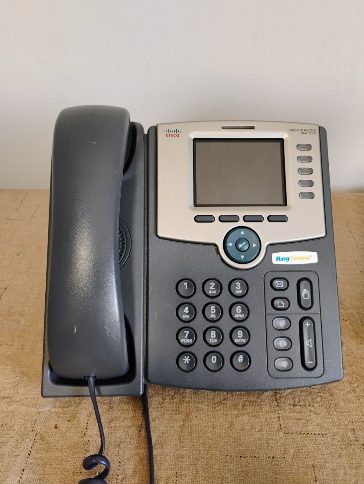 Cisco SPA508G 5-Line IP Phone Grey/ w AC Adapter not included Utested but works