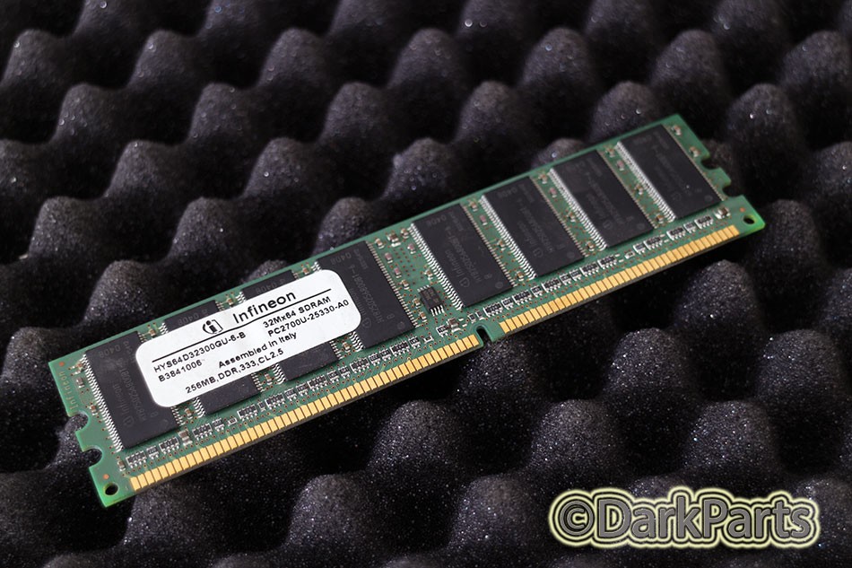 Infineon HYS64D32300GU-6-B 256MB Memory RAM PC2700U-25330-A0
