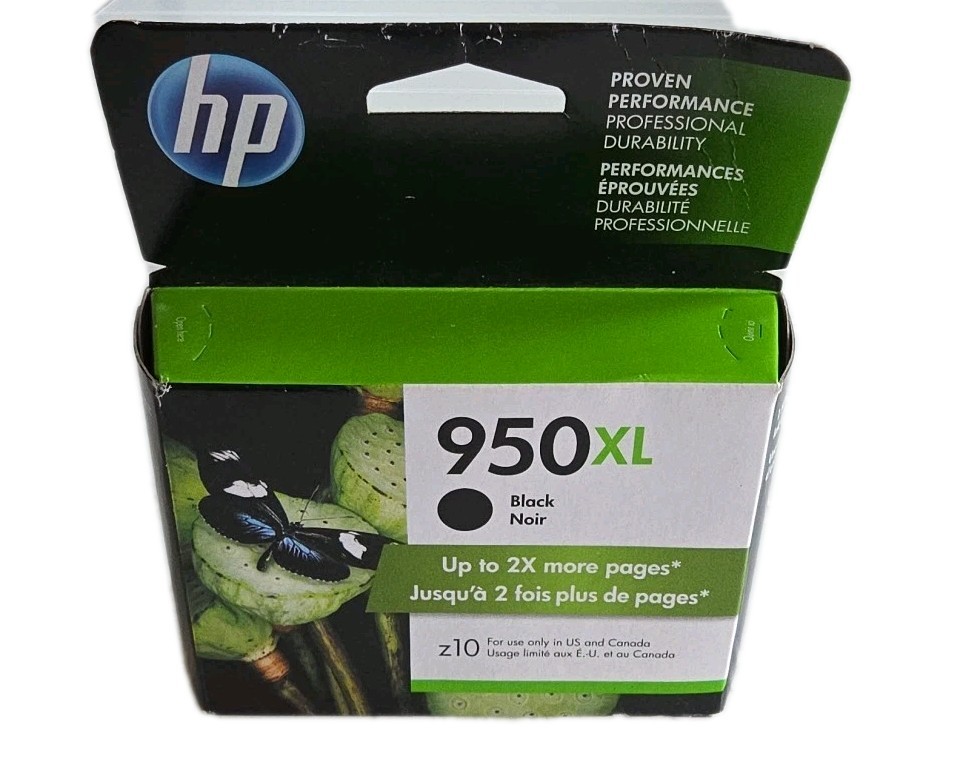New Genuine HP 950XL Black Ink Cartridge New & Sealed EXP 11/2019