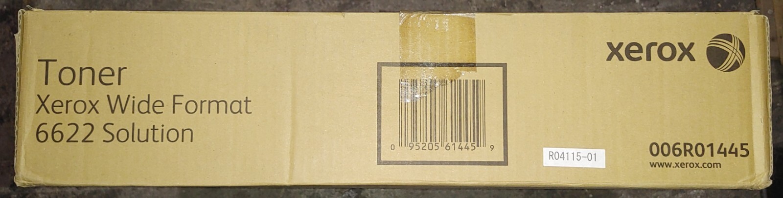Genuine Xerox 006R01445 Wide Format Black Toner Cartridge Pack of 4 MFP6622