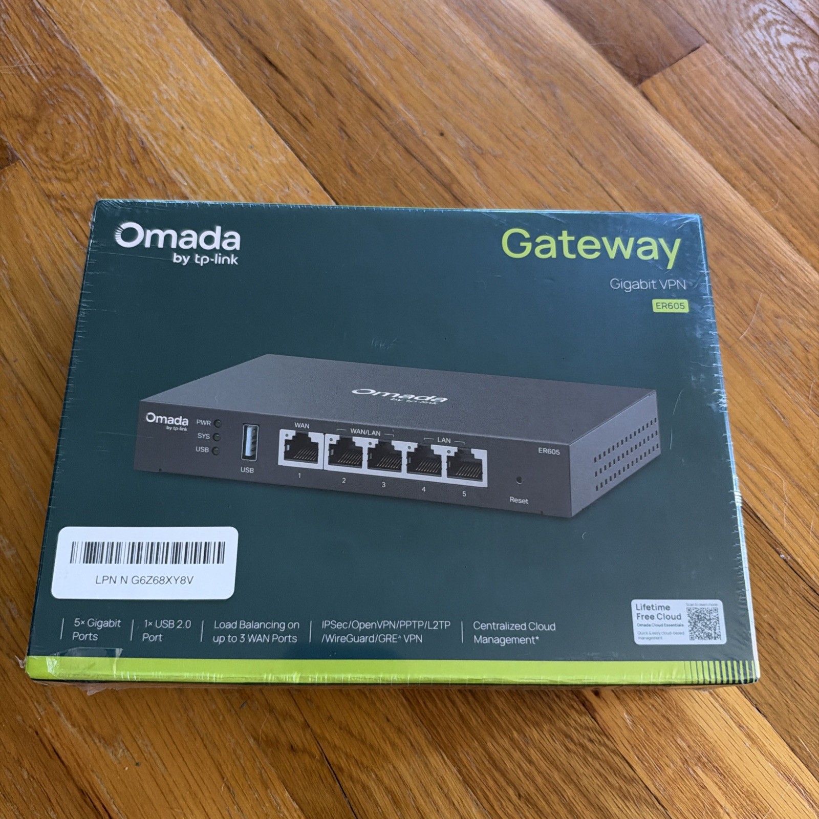 TP-Link Omada ER605 Gigabit VPN Router NIB Factory Sealed New