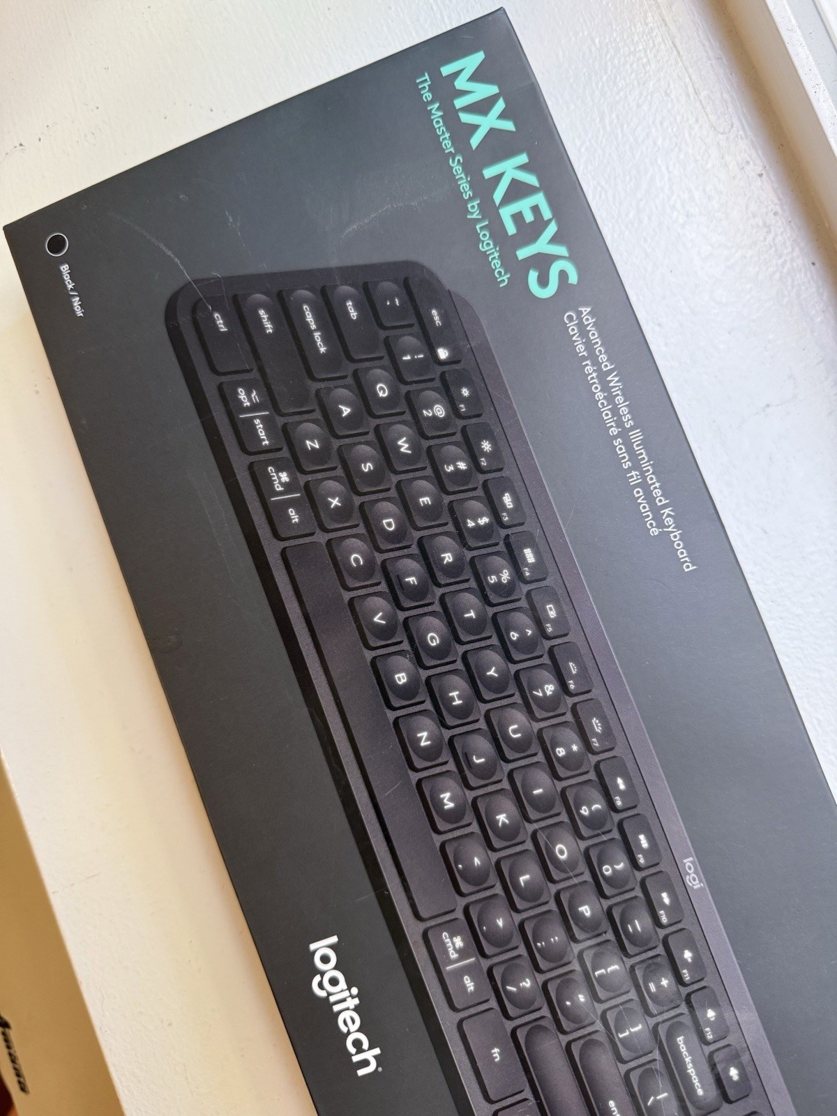 Logitech MX Keys - Advanced Wireless Illuminated Keyboard - Black