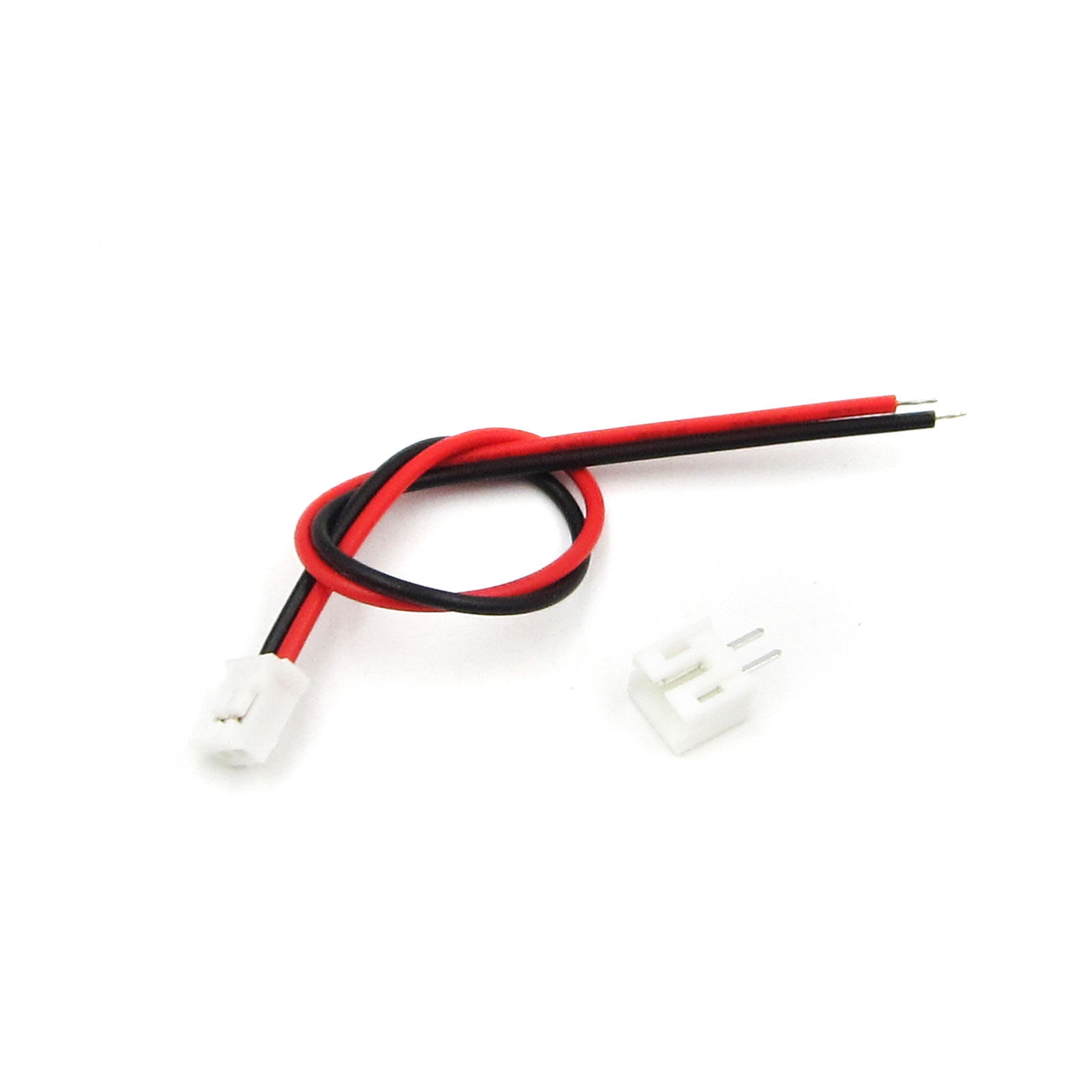 50 SETS Mini Micro JST 2.0 PH 2-Pin Connector plug with Wires Cables 120MM
