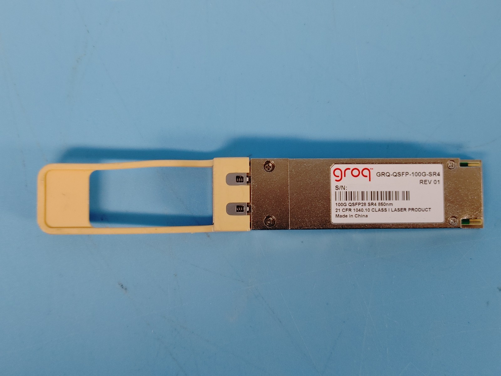 Lot of 60 Groq  GRQ-QSFP-100G-SR4 QSFP28 SR4 850nm MMF MPO-12 Transceiver
