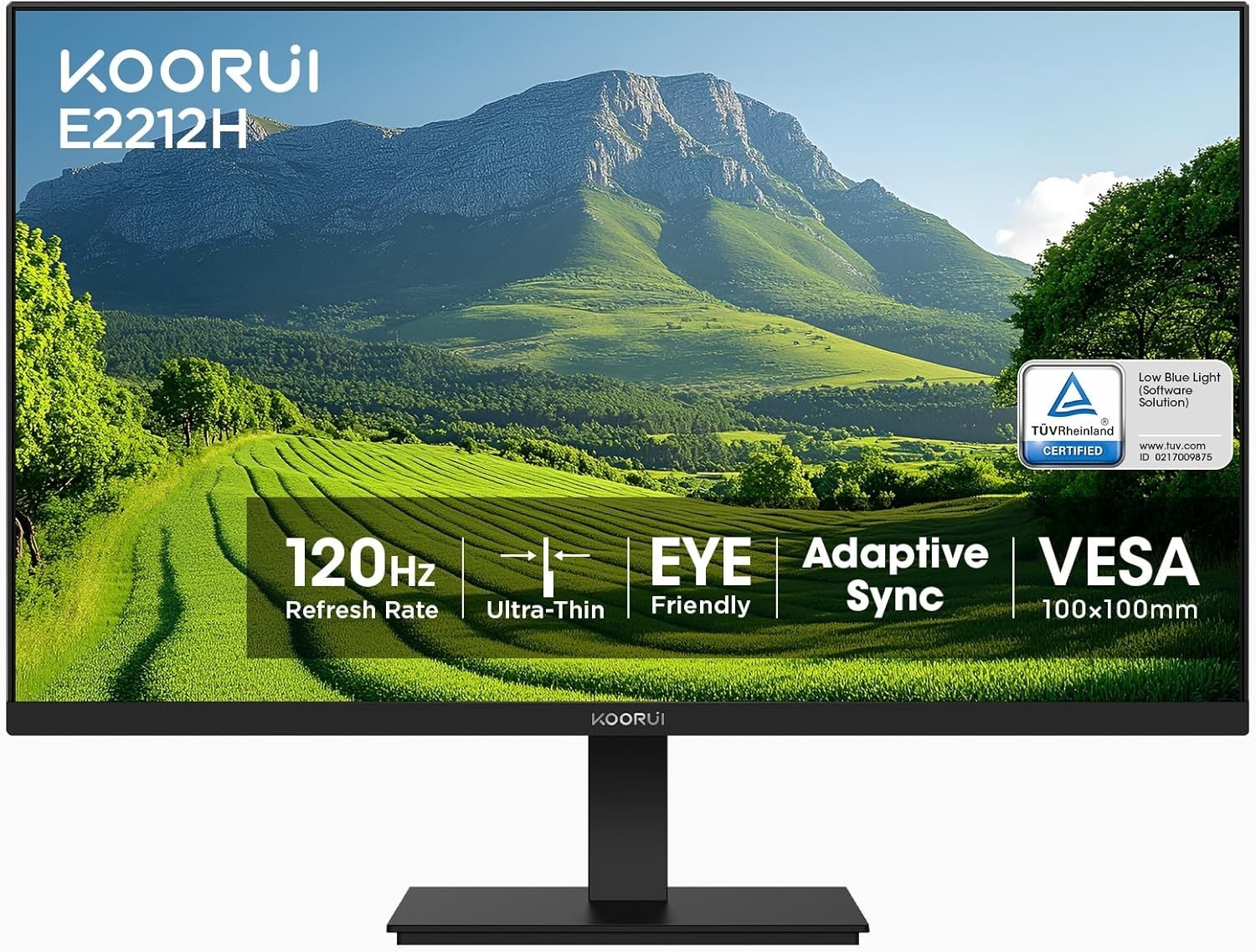 Koorui 24N1 22" FHD 1080p Display Monitor - HDMI/VGA