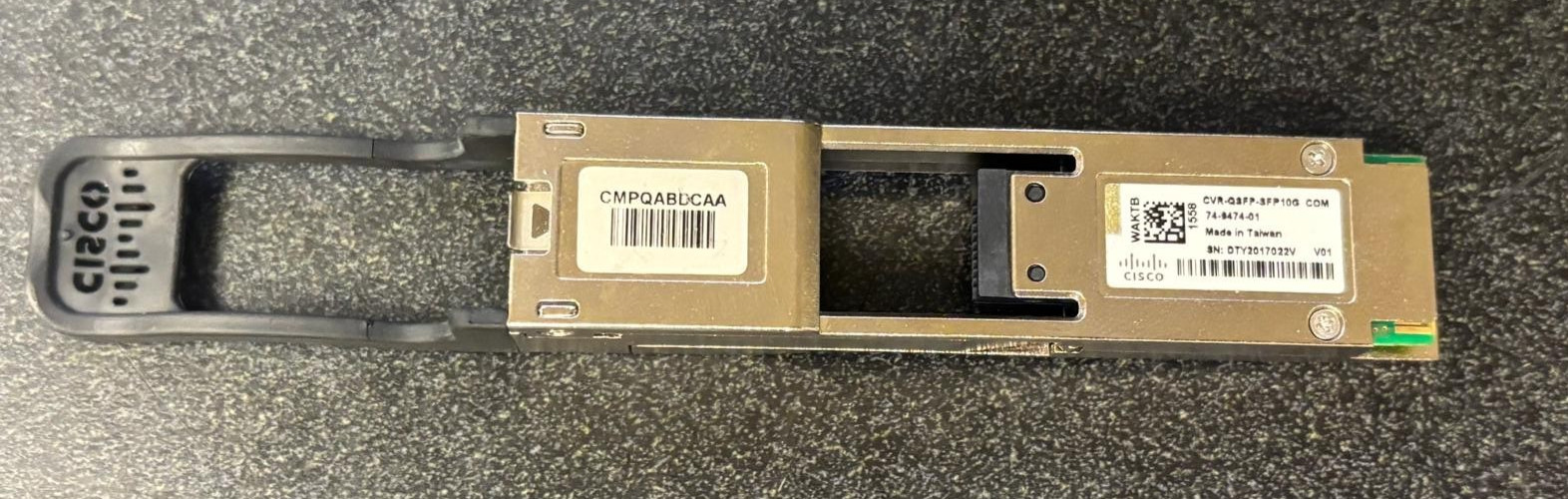 Cisco 74-9474-01 CVR-QSFP-SFP10G QSFP+ 40Gbps to SFP+ 10Gbps Adapter