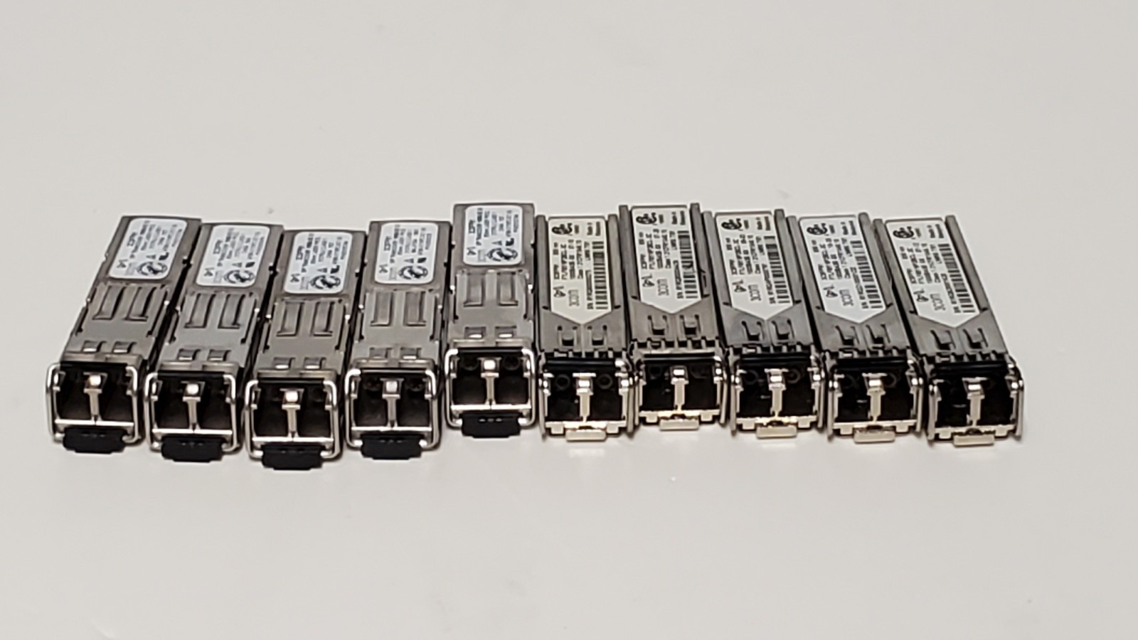 LOT OF 10x Genuine 3COM 3CSFP91 1000Base-SX 850nm SFP Transceivers