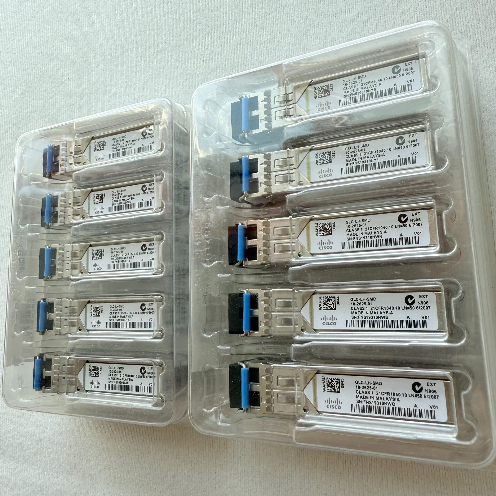 Cisco GLC-LH-SMD 10-2625-01 V01 1000BASE-LX/LH SFP Transceiver Module