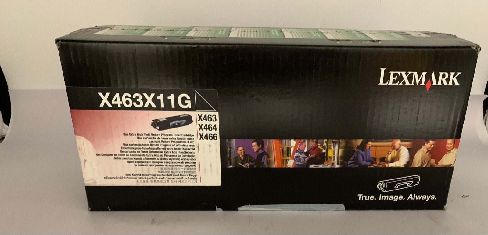 Genuine Lexmark X463X11G Toner Cartridge, Extra High Yield, Black, OEM-Worn Box