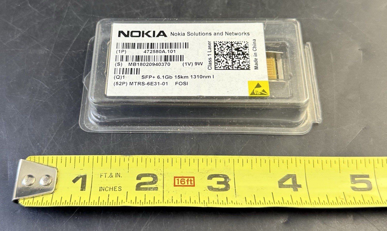 NOKIA SFP+ 6.1Gb 15km 1310nm D1.2