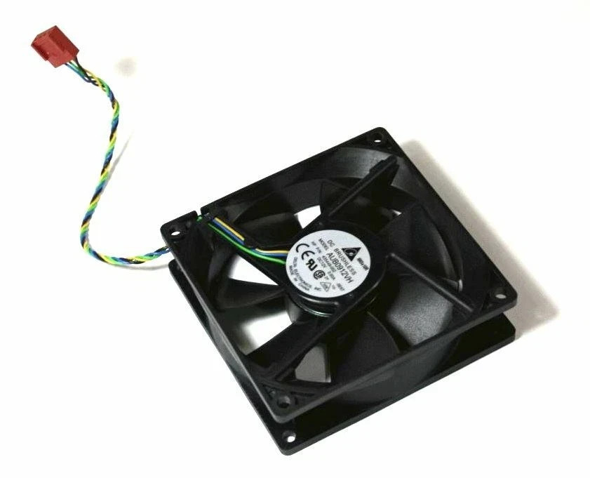 Delta AUB0912VH HP Rear Fan 92x92x25mm Brown 4Pin Connector