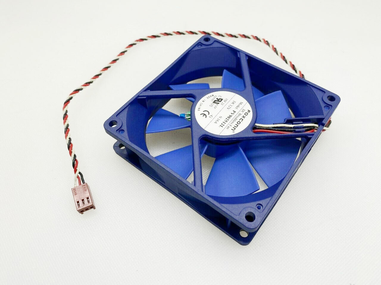 HP Blue 92MM Case Fan 3-Pin Plug PV902512L (Built-in Thermal Sensor Super Quiet)