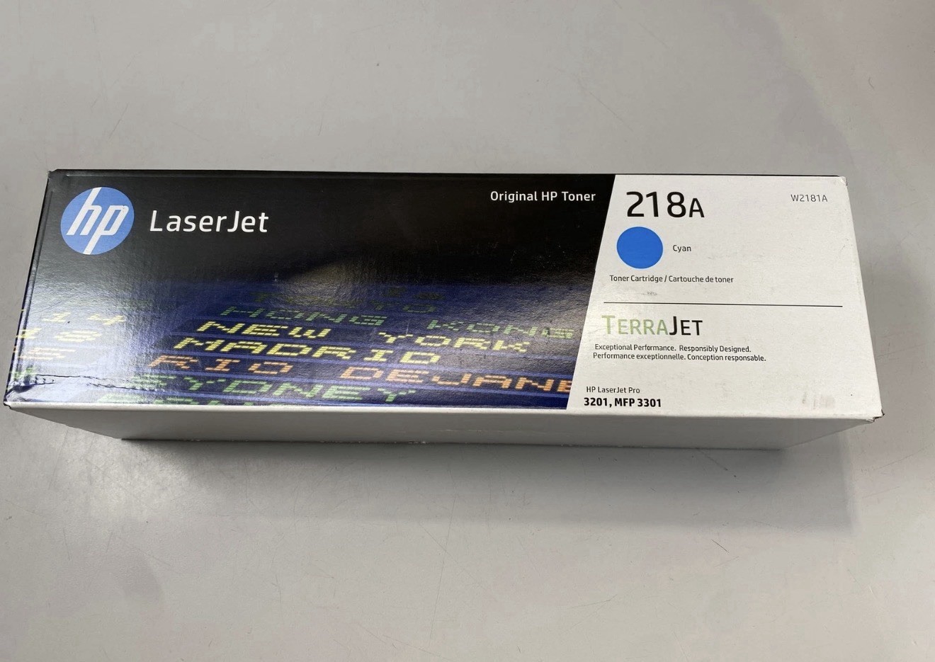 Genuine HP 218A Cyan Yield Original LaserJet Toner Cartridge