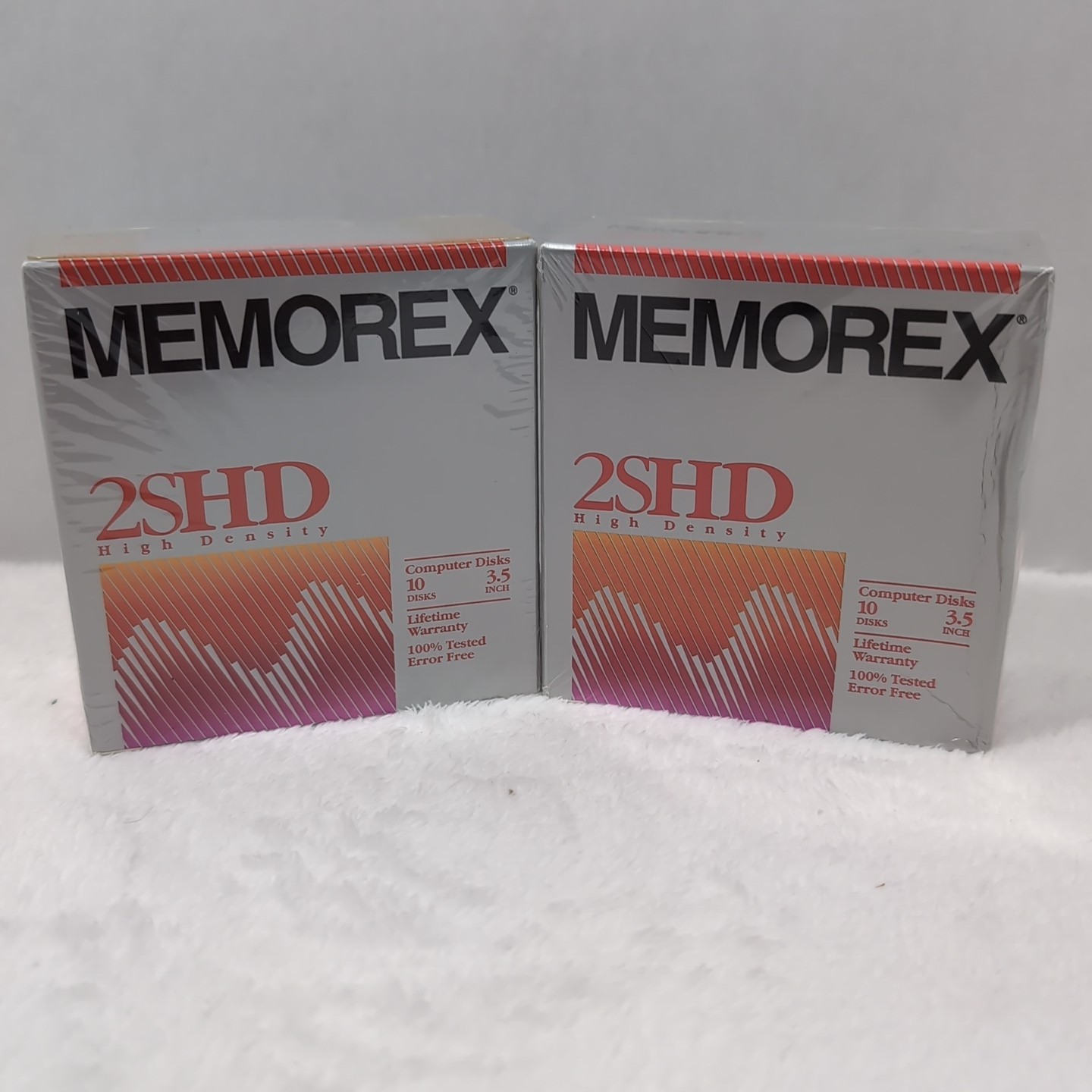 Memorex 2S/HD Double Sided 3.5" Microdisks 135 TPI / 2MB Qty. 2x 10 NEW SEALED 