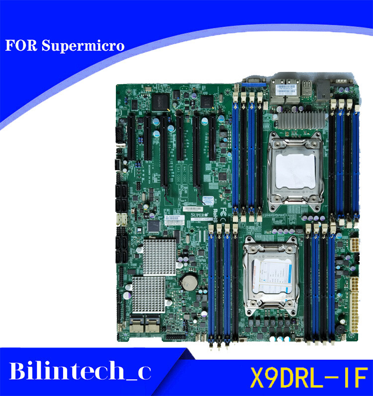 FOR Supermicro X9DRL-IF Motherboard 128GB LGA2011 M-ATX compact c612 VGA Intel
