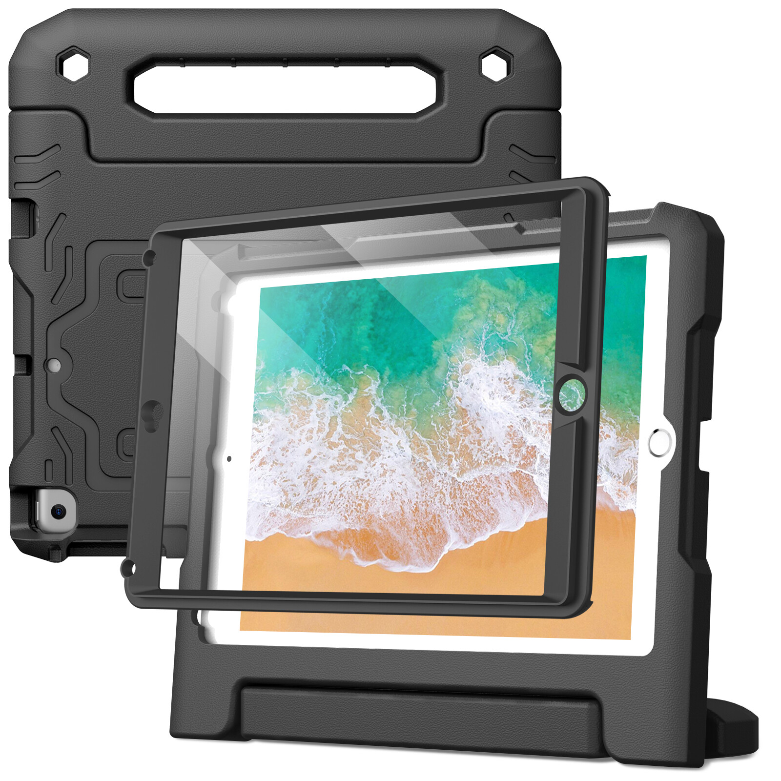 JETech Kids Case for iPad 9.7-Inch 2018/2017 with Built-in Screen Protector